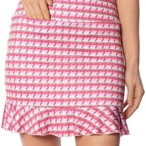 Golftini Women's 17.5” Friendship-Long Pull-On Ruffle Golf Skort